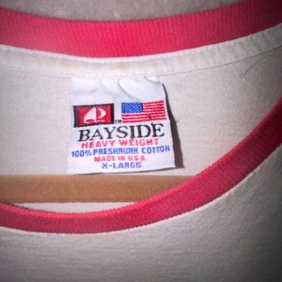 Iron Workers White Ringer T-Shirt Brooklyn Queens L.U. 361  Mens X-Large NOTE - Picture 7 of 12